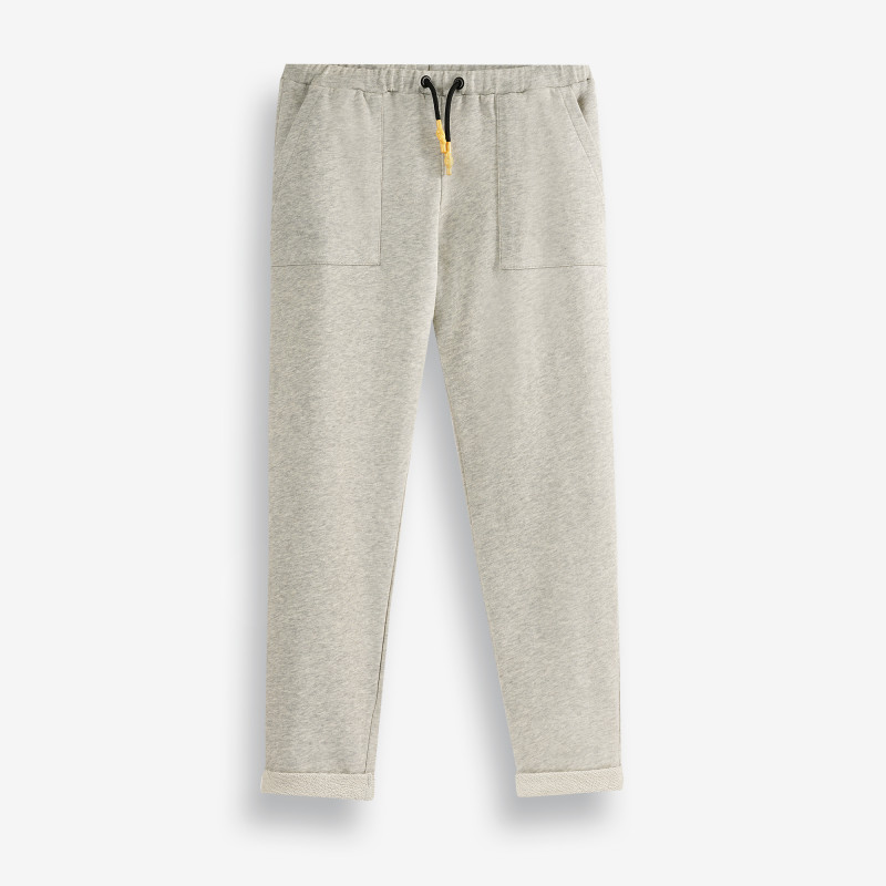 Спортен панталон с връзки от органичен памук, сив  378764