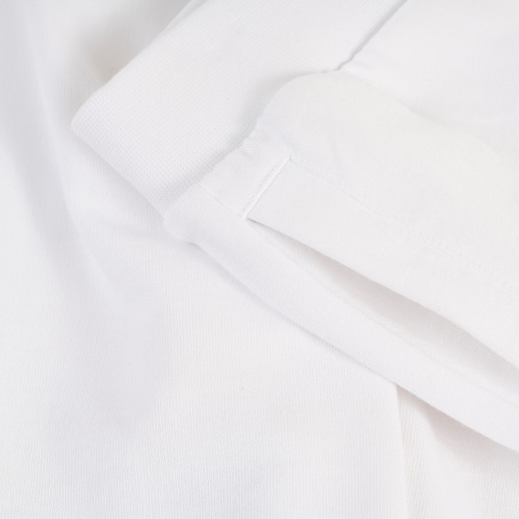 Спортен панталон от органичен памук, бял X&Y 378771 4
