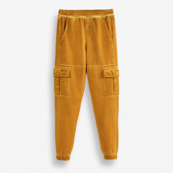 Спортни панталони от органичен памук, оранжеви X&Y 378776 