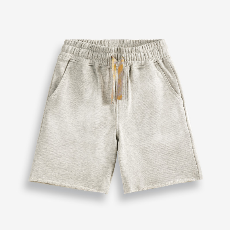 Къси панталони от органичен памук, сиви  378780