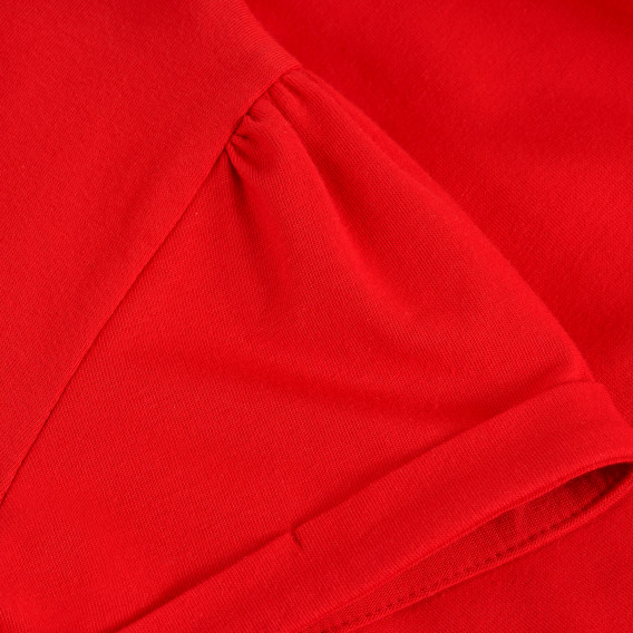 Тениска от органичен памук със сърца, червена X&Y 378843 4