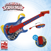 Детска електронна китара с очила и микрофон Spiderman 3789 
