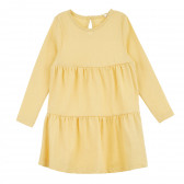 Разкроена рокля за бебе, жълта Name it 378917 