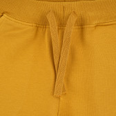 Спортен панталон от органичен памук Play more за бебе, оранжев Name it 378943 2
