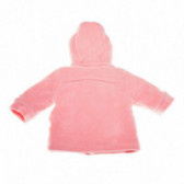 Палто за бебе с цип и копчета, розово Chicco 37907 2