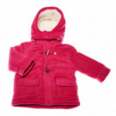Палто с два джоба и качулка за бебе момиче, цикламa Chicco 37912 