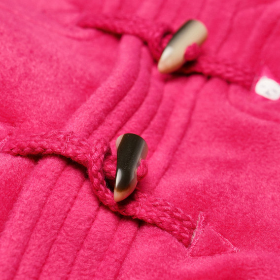 Палто с два джоба и качулка за бебе момиче, цикламa Chicco 37914 3