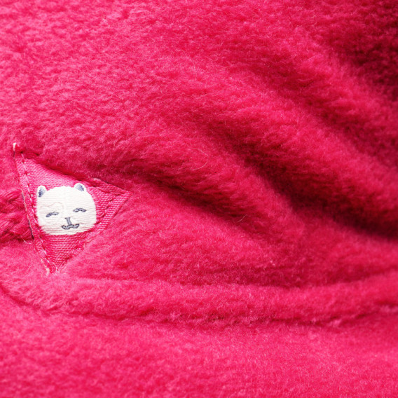 Палто с два джоба и качулка за бебе момиче, цикламa Chicco 37915 4