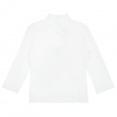 Бяла блуза с щампа на цветя Chicco 379389 4