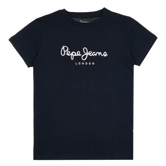 Тениска с къс ръкав и лого на бранда Pepe Jeans 379580 