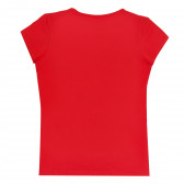 Тениска с лого на бранда, червена Pepe Jeans 379637 4