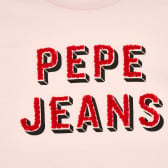 Тениска с декоративна панделка, бяла Pepe Jeans 379651 2