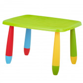 Детска пластмасова маса правоъгълна, 72.5x57xh47см, зелена Horecano Kids 379700 2