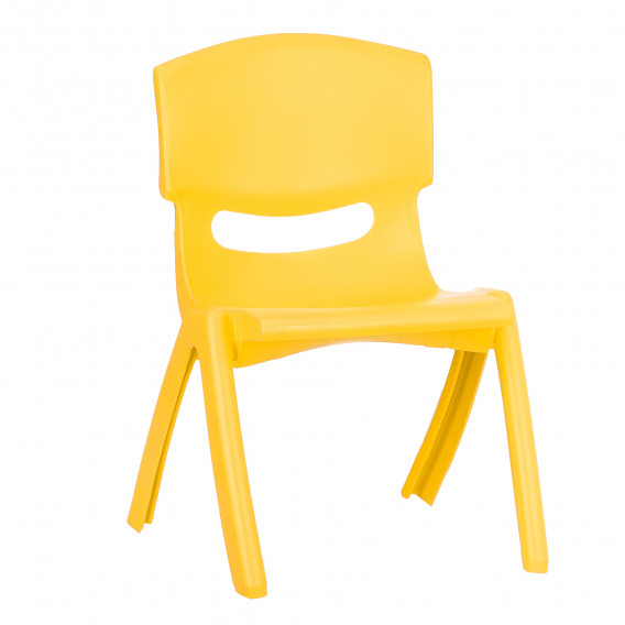 Детско столче 31x35xh48см, жълто Horecano Kids 379808 