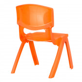 Детско столче 31x35xh48см, оранжево Horecano Kids 379820 3