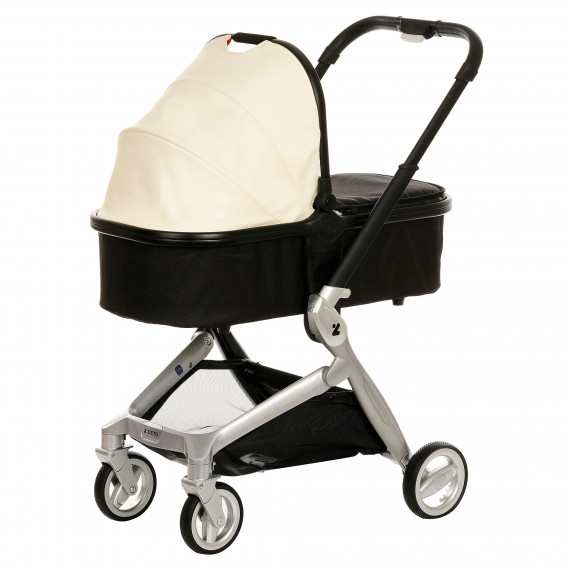Бебешка количка 3-в-1 ZIZITO Harmony Lux, кожена, бяла ZIZITO 379963 16
