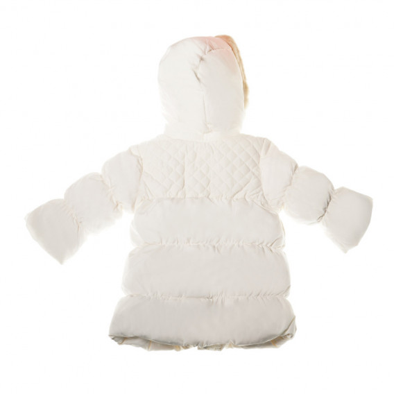 Яке с пухен пълнеж за бебе, бяло Chicco 38001 2