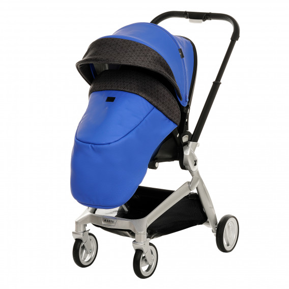 Бебешка количка 3-в-1 ZIZITO Harmony Lux, кожена, синя ZIZITO 380022 2