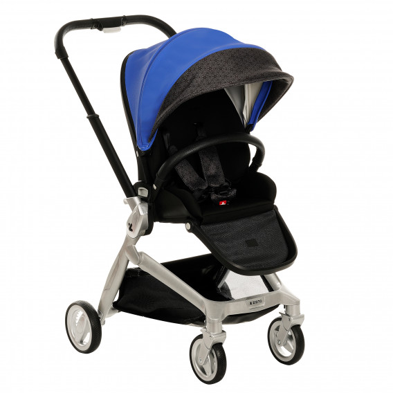 Бебешка количка 3-в-1 ZIZITO Harmony Lux, кожена, синя ZIZITO 380023 4