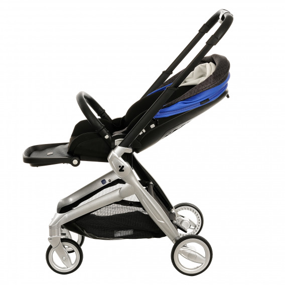 Бебешка количка 3-в-1 ZIZITO Harmony Lux, кожена, синя ZIZITO 380028 10
