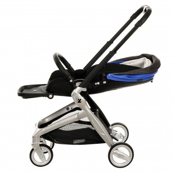 Бебешка количка 3-в-1 ZIZITO Harmony Lux, кожена, синя ZIZITO 380029 12