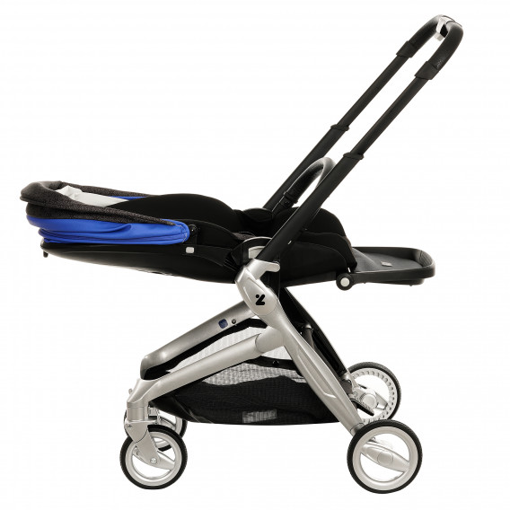 Бебешка количка 3-в-1 ZIZITO Harmony Lux, кожена, синя ZIZITO 380030 15