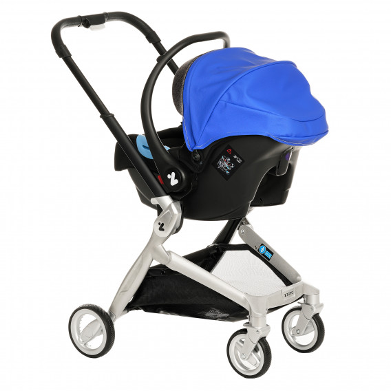 Бебешка количка 3-в-1 ZIZITO Harmony Lux, кожена, синя ZIZITO 380041 22