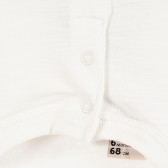 Памучна тениска за бебе за момче бяла Tape a l'oeil 380081 3