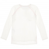 Памучна блуза с дълъг ръкав за момче бяла Esprit 380135 4