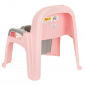 Детско гърне столче с морска апликация, розово Mira-N 380731 2