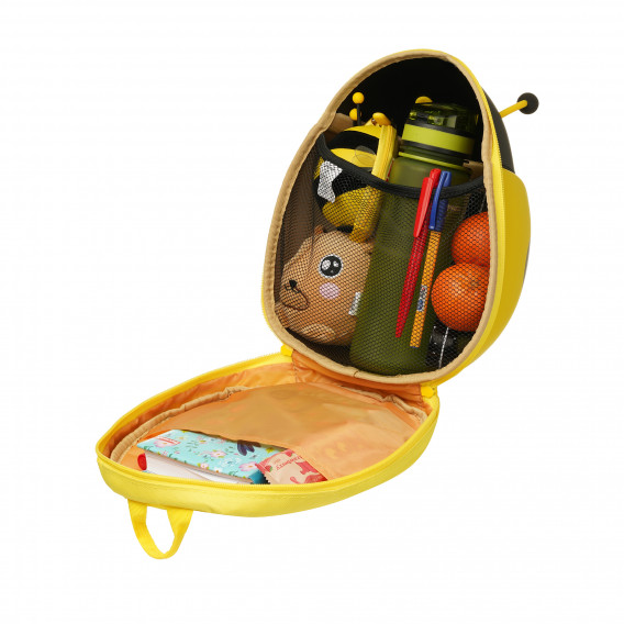 Детска раница с формата на калинка, жълта Supercute 380950 7