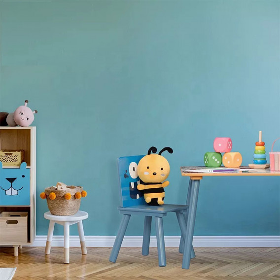 Детска дървена маса с 2 столчета- за игра, рисуване, хранене Ginger Home 381187 7
