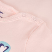 Бебешко боди с къс ръкав PIPPO&PEPPA , розово- органичен памук PIPPO&PEPPA 381363 4