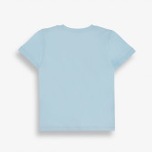 Тениска с щампа на мотори за бебе, синя-органичен памук PIPPO&PEPPA 381469 2