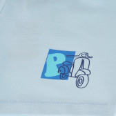 Къс панталон за бебе, син-органичен памук PIPPO&PEPPA 381478 3