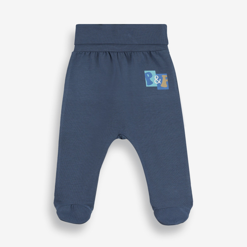 Ританки P&P за бебе, сини-органичен памук  381501