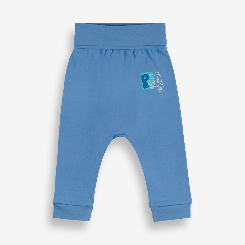 Ританки за бебе, сини-органичен памук  381551