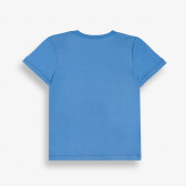 Тениска с весела щампа за бебе, синя-органичен памук PIPPO&PEPPA 381578 2