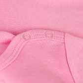Бебешко боди с дълъг ръкав и пъстра щампа, розово-органичен памук PIPPO&PEPPA 381636 4