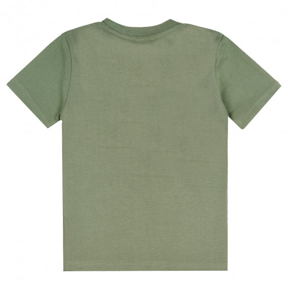 Памучна тениска Perfect за момче, зелена ALG 381718 4