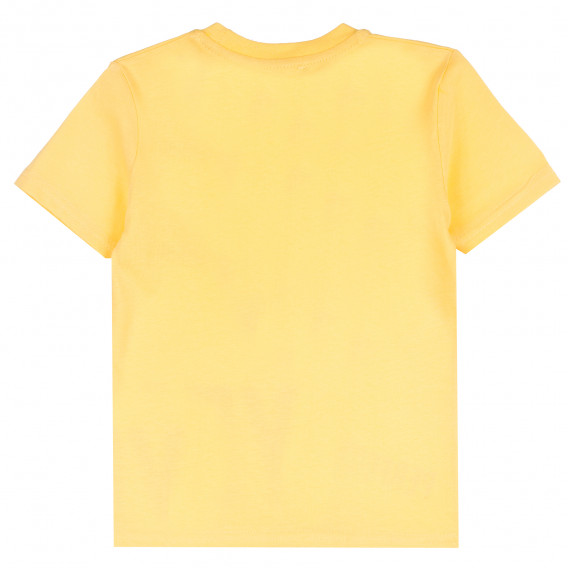 Памучна тениска Perfect за момче, жълта ALG 381722 4