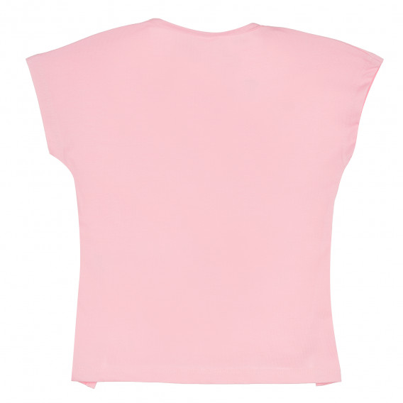 Памучна тениска с щампа на котета за момиче, розова ALG 381882 4