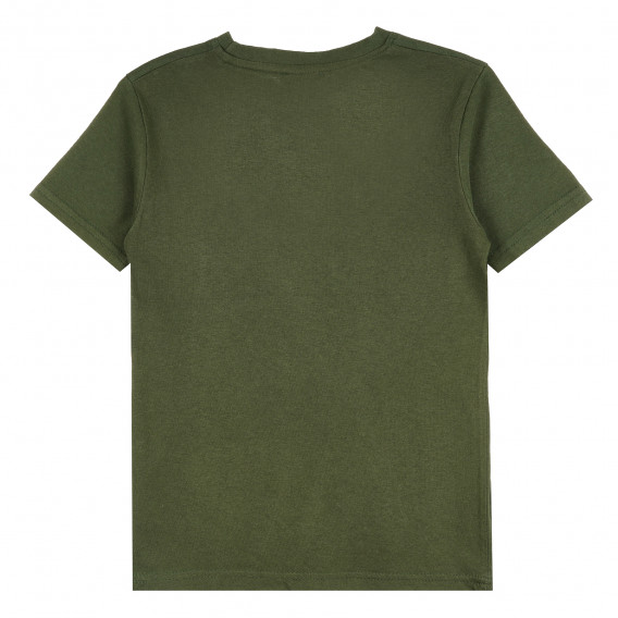 Памучна тениска с анимационни герои за момче, зелена ALG 381970 4