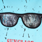 Тениска със слънчеви очила за момче, светло синя ALG 382076 2