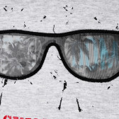 Тениска със слънчеви очила за момче, сива ALG 382084 2