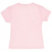 Тениска с кученце за момиче, розова ALG 382098 4