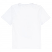 Тениска с акула за момче, бяла ALG 382154 4