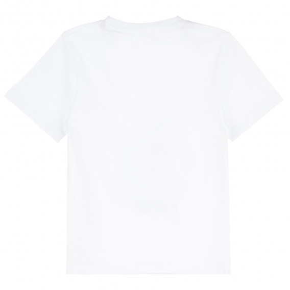 Тениска с акула за момче, бяла ALG 382154 4