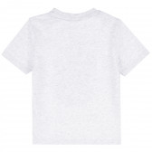 Тениска с акула за момче, сива ALG 382166 4