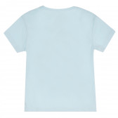 Памучна тениска So Sweet за момиче, светло синя ALG 382231 4